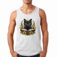 Cat For Women Book Lover Cute Cat And Book Men Tank Top