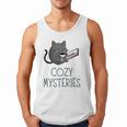 Cozy Mysteries Coffee And Novel For Book Lovers Men Tank Top