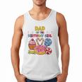 Dad Of The Birthday Girl Candyland Colorful Lollipop Party Men Tank Top