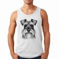 Dog Fingerprint Miniature Schnauzer Dad Mom Men Tank Top Dog Fingerprint Miniature Schnauzer Dad Mom Men Tank Top