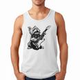 Dog Guitarist Guitar Yorkie Dad Mom For Men Women Men Tank Top