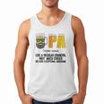 Drinking Opa Like A Regular Grandpa Much Cooler Beer Dad Men Tank Top