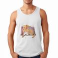 Easily Distracted By Cats And Books Cute Cat Sleeping Girls Men Tank Top