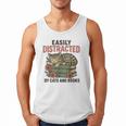 Easily Distracted By Cats And Books Vintage Men Tank Top Easily Distracted By Cats And Books Vintage Men Tank Top
