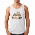Freadom Anti Banned Books Lovers Reading Librarian Bookworm Men Tank Top