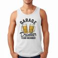 Garage Drinker Team Member Day Drinking Dad Beer Garage Men Tank Top