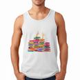 I'm Fine Reading Books Reader Book Lover Librarian Men Tank Top