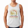 Jesus Made Fisher Man Christian Fishing Bass Fish Dad Men Tank Top