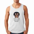 Just a Girl Who Loves Books Messy Bun Black Women Reading Men Tank Top Just a Girl Who Loves Books Messy Bun Black Women Reading Men Tank Top