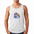 Just One More Chapter Bookish Book Unicorn Reading Book Men Tank Top