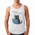 Just One More Chapter Bookworm Cat Book Lover Men Tank Top
