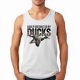 Mallard Duck Hunting Camo Easily Distracted Duck Dad Men Tank Top