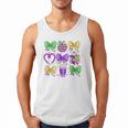 Mardi Gras Teacher Coquette Bow Pencil Apple Book Women Girl Men Tank Top