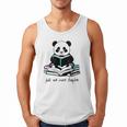Panda Reading Chapter Books Men Tank Top Panda Reading Chapter Books Men Tank Top