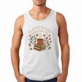 Plants Books And Coffee Nature Leaves Reading Book Lover Premium Tri-Blend Men Tank Top