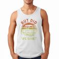 Pontoon Boat Captain But Did We Sink Dad Papa Men Men Tank Top