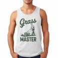 Push Lawn Mower Legend Grass Master Dad Mowing Men Tank Top