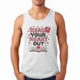 Read Your Heart Out Love Book Valentine Teacher Bookworm Men Tank Top