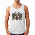 Retro Camo Dad Hunting Camouflage Deer Matching Men Tank Top