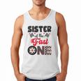 Sister Of The Fast One Car Racing Dad 1St Birthday Boy Men Tank Top