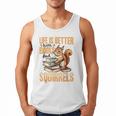 Squirrel Animal Life Is Better With Books And a Men Tank Top Squirrel Animal Life Is Better With Books And a Men Tank Top