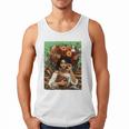 History Month Black Afro Girl Women Book Lovers Floral Men Tank Top