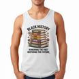 History Month Teacher Reading Book Lover Floral Stack Premium Tri-Blend Men Tank Top