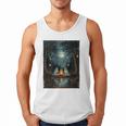 Vintage Ghost Book Reading Camping Gothic Halloween Teachers Men Tank Top Vintage Ghost Book Reading Camping Gothic Halloween Teachers Men Tank Top