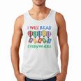 I Will Read Books Everywhere Across America Child Readers Men Tank Top