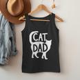 Best Cat Dad Fathers Day Men Kitty Daddy Papa Christmas Meow Men Tank Top