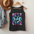 Best Dad Ever Colorful Tie Dye Fathers Day Men Tank Top