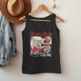 Born To Read Forced To Work Santa Christmas Book Lover Retro Men Tank Top