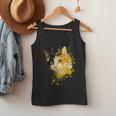 Calico Cat With Flowers For Mom Dad Women Men Kids Botanical Men Tank Top