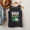 Dad Of The Birthday Boy Garbage Truck Birthday Party Men Tank Top
