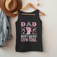 Dad Of The Birthday Cowgirl Pink Disco Rodeo Western Men Tank Top