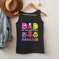 Dad Little Monster Kids 1st Birthday Party Family Monster Small Men Tank Top