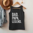 Dad Papa Legend Vintage Distressed Bold Papa Graphic Men Tank Top Dad Papa Legend Vintage Distressed Bold Papa Graphic Men Tank Top