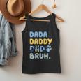 Dada Daddy Dad Bruh Fathers Day Blue Dog Men Tank Top