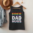 Free Dad Hugs Pride Flag Month LGBTQ Transgender Support Men Tank Top