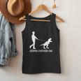 German Shepherd Dad Dinosaur GSD Owners Father's Day Men Tank Top