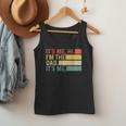 It's Me Hi I'm The Dad It's Me Dad Father's Day Retro Men Tank Top