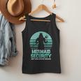Mermaid Security Vintage Birthday Party Dad Father Day Men Tank Top