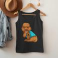 Poodle I Love Dad Tattoo Apparel Dog Dad Dads For Men Women Men Tank Top
