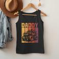 Retro Monster Truck Daddy Matching Family Birthday Party Men Tank Top