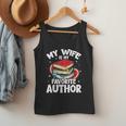 My Wife Is My Favorite Author Book Writer Men Tank Top