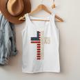 Blessed Dad Christian From Daughter Son Jesus Patriotic Men Tank Top