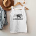 Boston Terrier Dad Distressed American Flag Patriotic Dog Men Tank Top