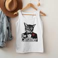 The Cat Father Cool Cat Dad Cat Lovers Men Tank Top