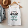 Daddy Dad 2nd Birthday Two Fast Race Car Second Bday Party Men Tank Top Daddy Dad 2nd Birthday Two Fast Race Car Second Bday Party Men Tank Top
