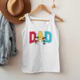 Disney Mickey And Friends Mickey Minnie Dad Collegiate Logo Men Tank Top
